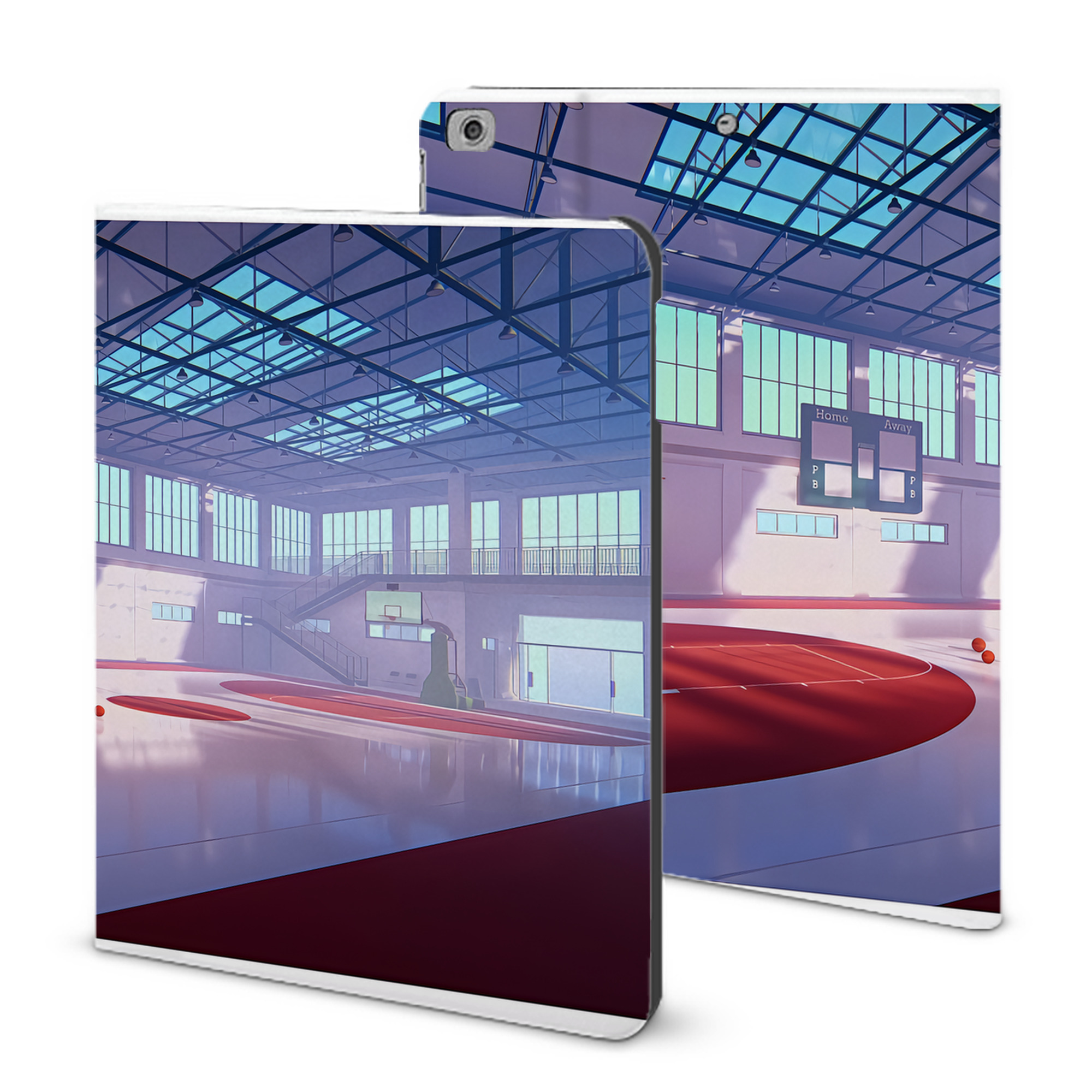 （画像用） SLAM DUNK／スラムダンク IPad ケース ブック型 PUレザー TPU 耐衝撃 軽量 薄型 ペン収納なし 全面保護 IPad 各モデル対応